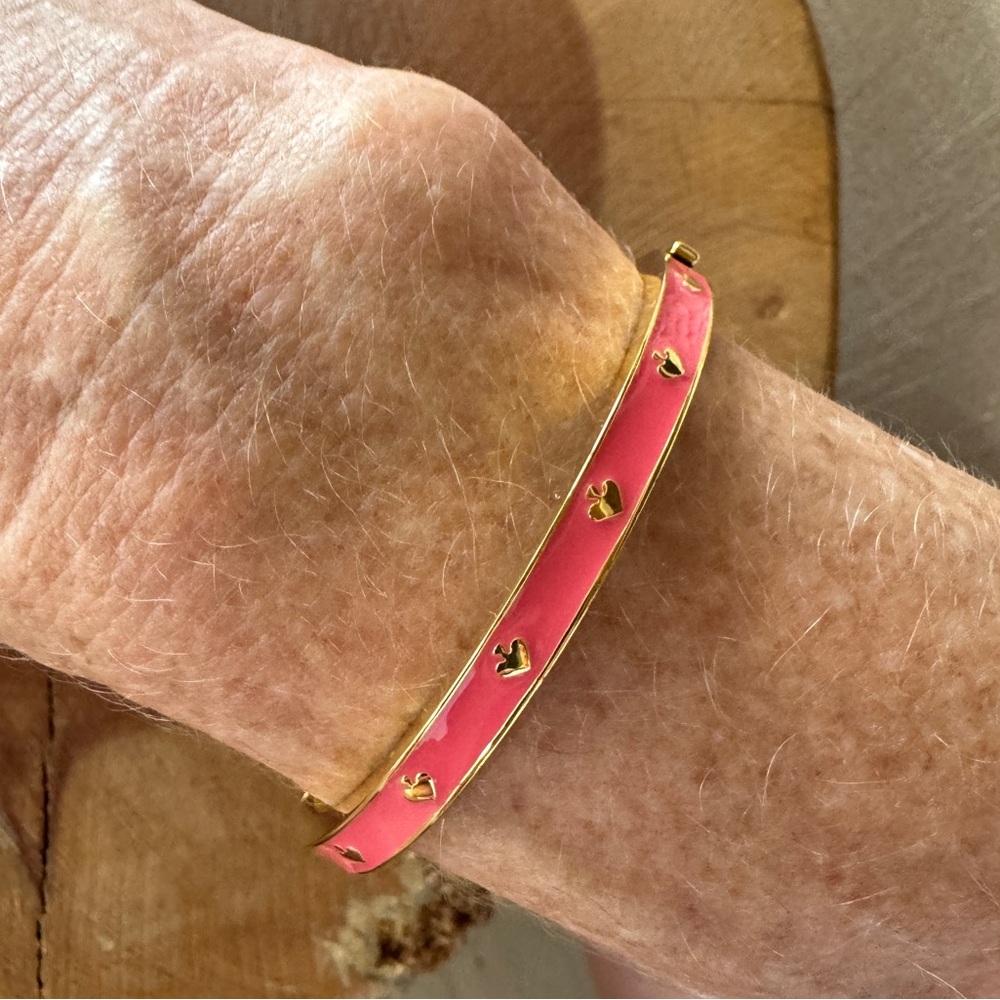 Kate Spade Pink and Gold Studded Bracelet